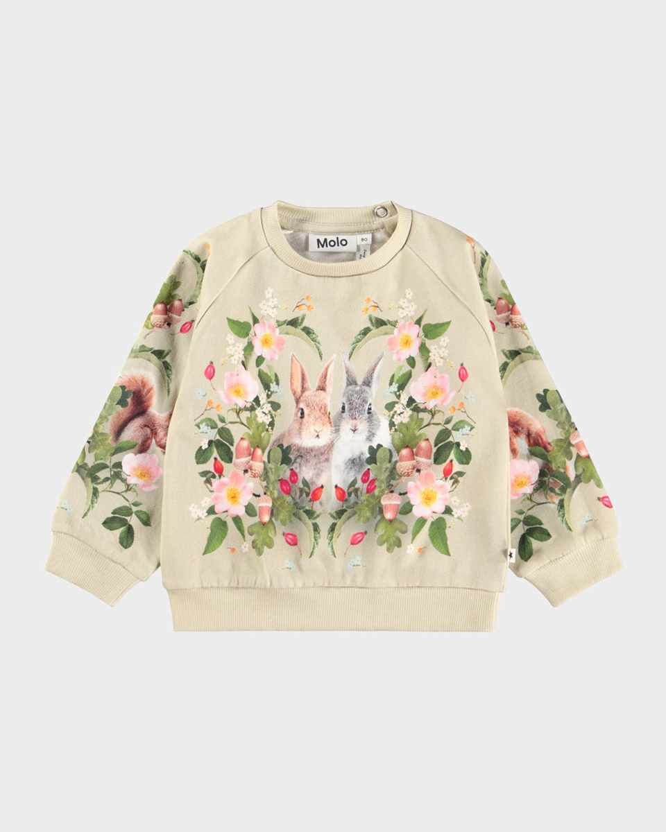 Girl's Disc Sweatshirt, Size 3M-4T